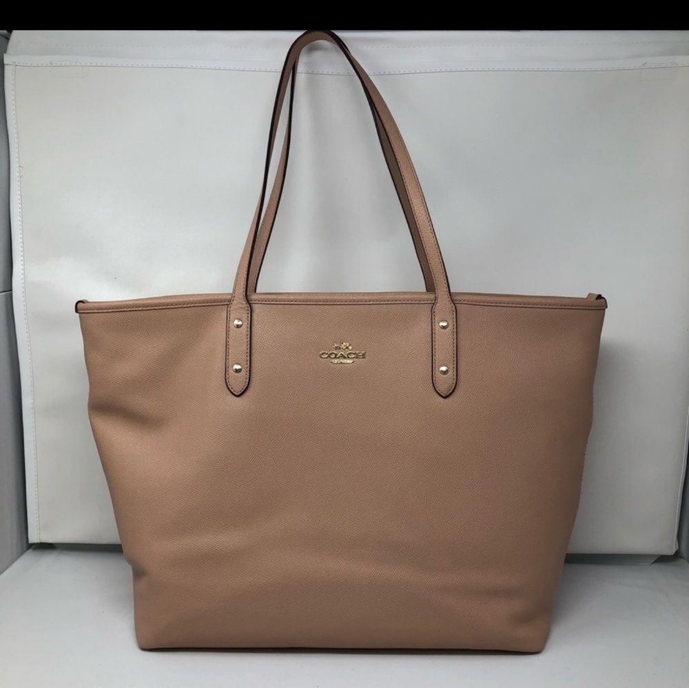 Coach Tan Blush Large Tote Bag Purse